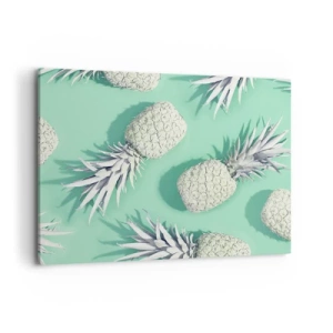 Lærredstryk - Billede på lærred - passer godt sammen med mynte - 100x70 cm