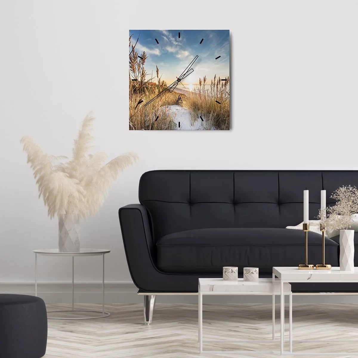 Vægur, Uret - Nordstrand - 30x30 cm