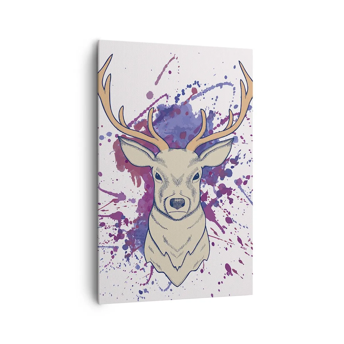 Lærredstryk - Billede på lærred - Mod og balance - 80x120 cm