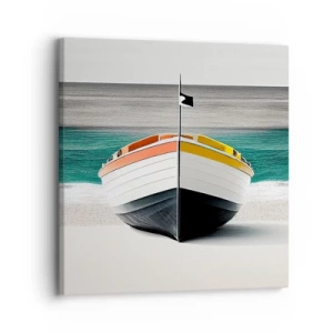 Lærredstryk - Billede på lærred - På sin plads - 30x30 cm