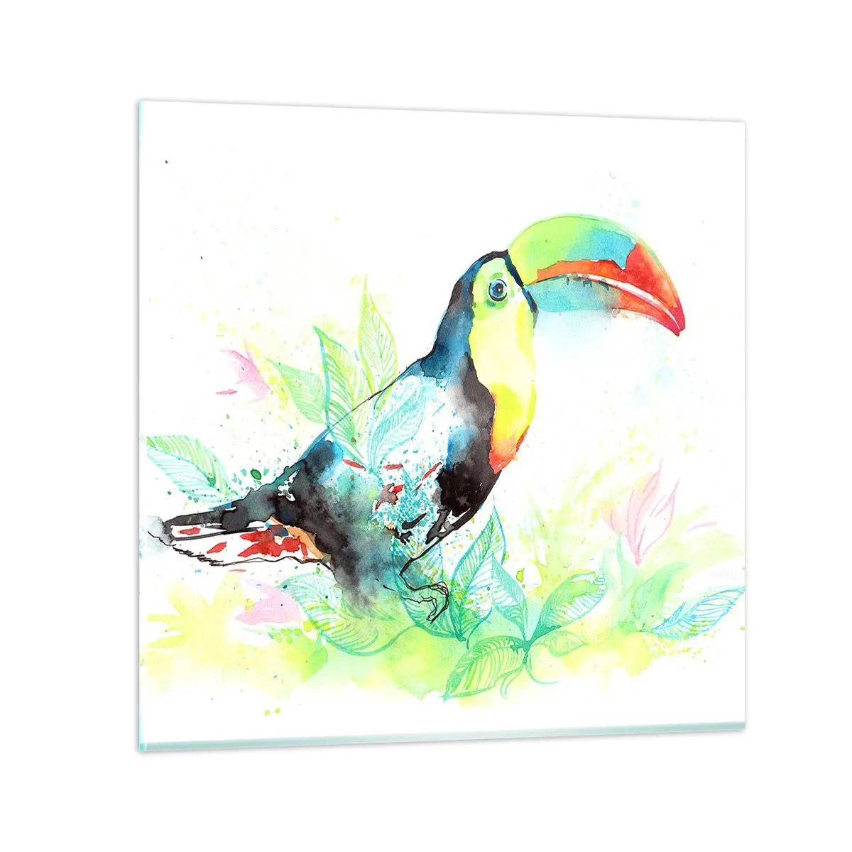 Billede på glas - Farverig som Sydamerika - 40x40 cm