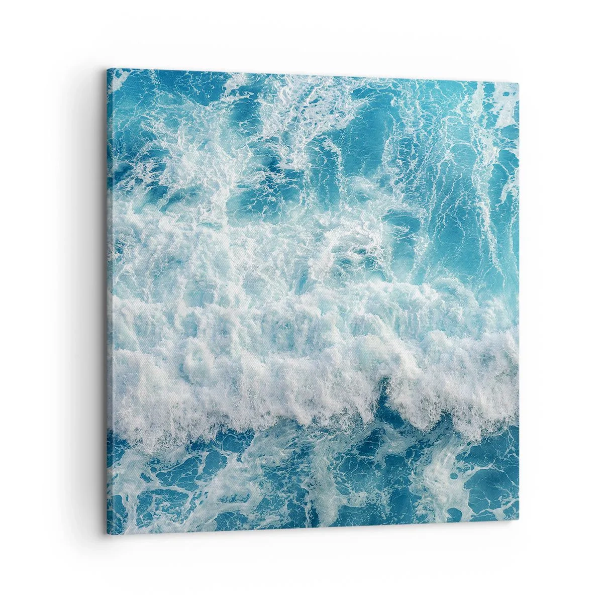 Lærredstryk - Billede på lærred - Glædeligt og i spring - 60x60 cm