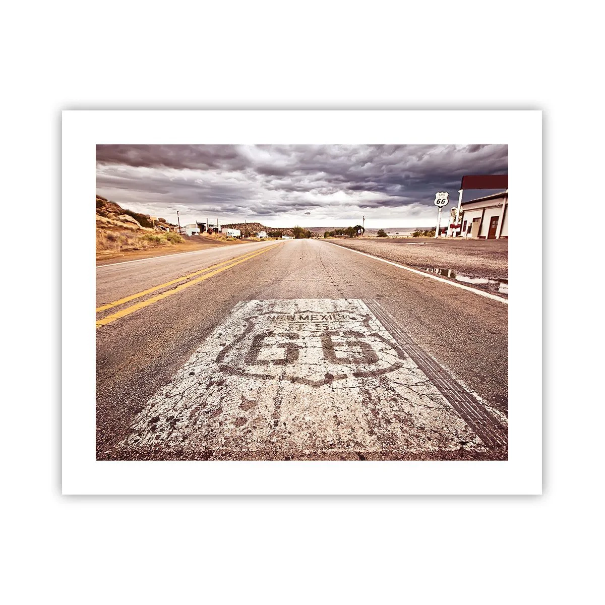 Plakat - Mother Road - amerikansk legende - 50x40 cm