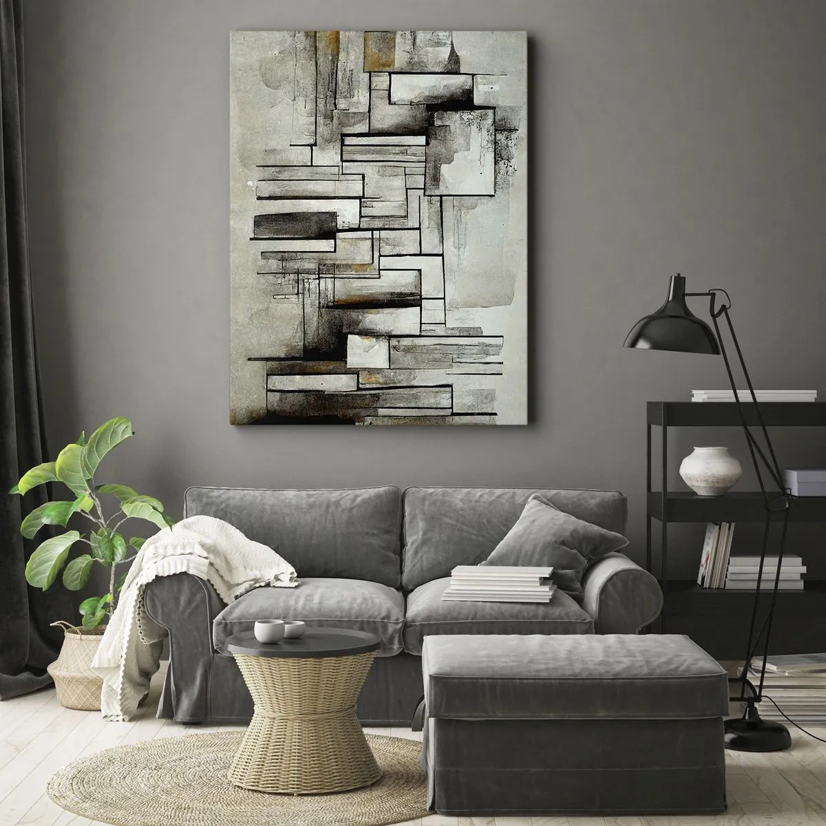 Lærredstryk - Billede på lærred - Enkelthedens kraft - 70x100 cm