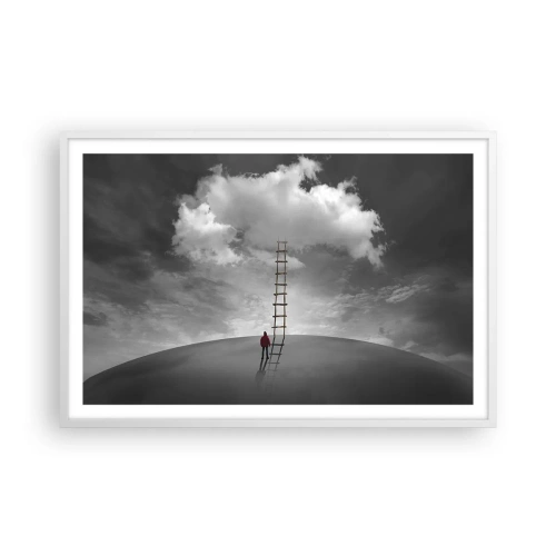 Plakat i hvid ramme - Alt er muligt - 91x61 cm