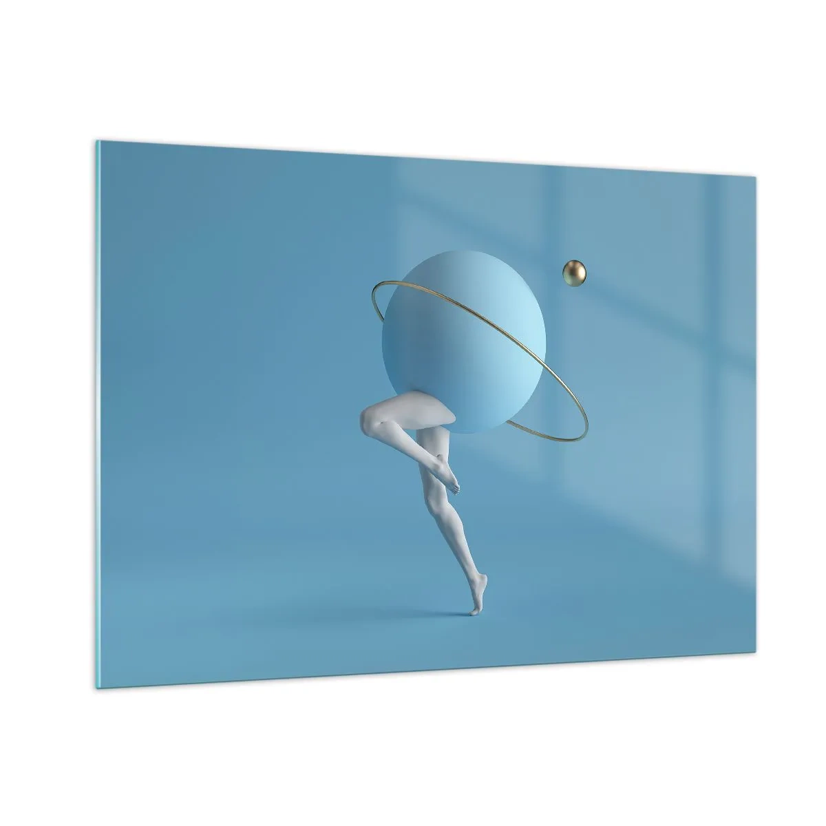 Billede på glas - Og planeterne går amok - 100x70 cm