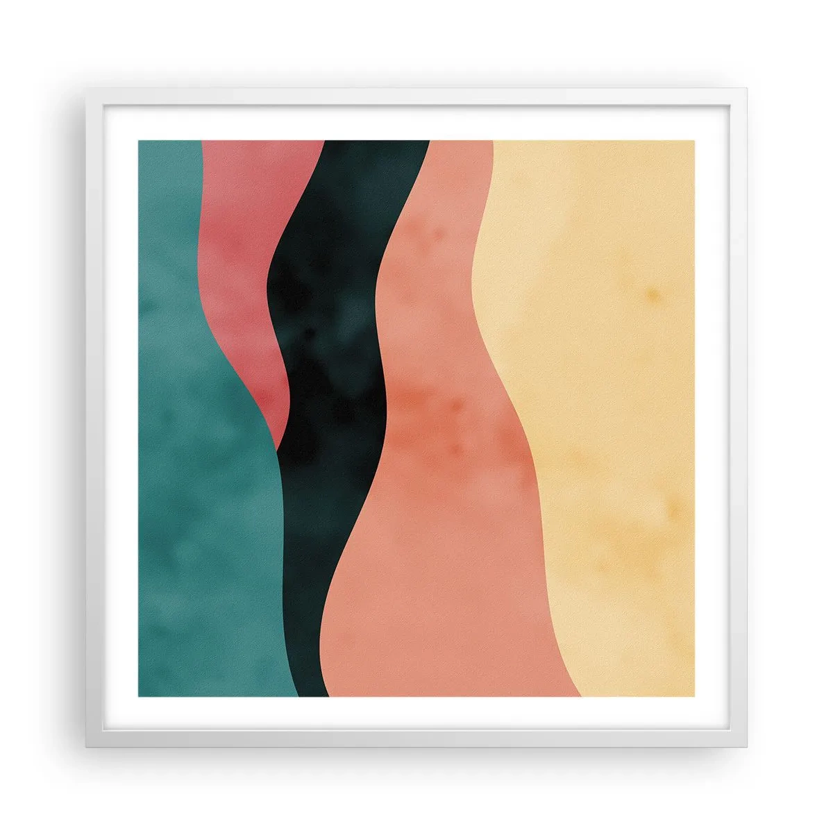 Plakat i hvid ramme - Kompatibel manglende overholdelse - 60x60 cm