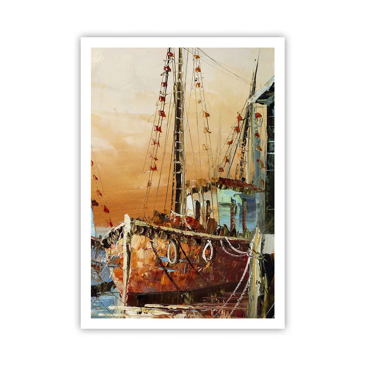 Plakat - Fredelig tilbagevenden - 70x100 cm