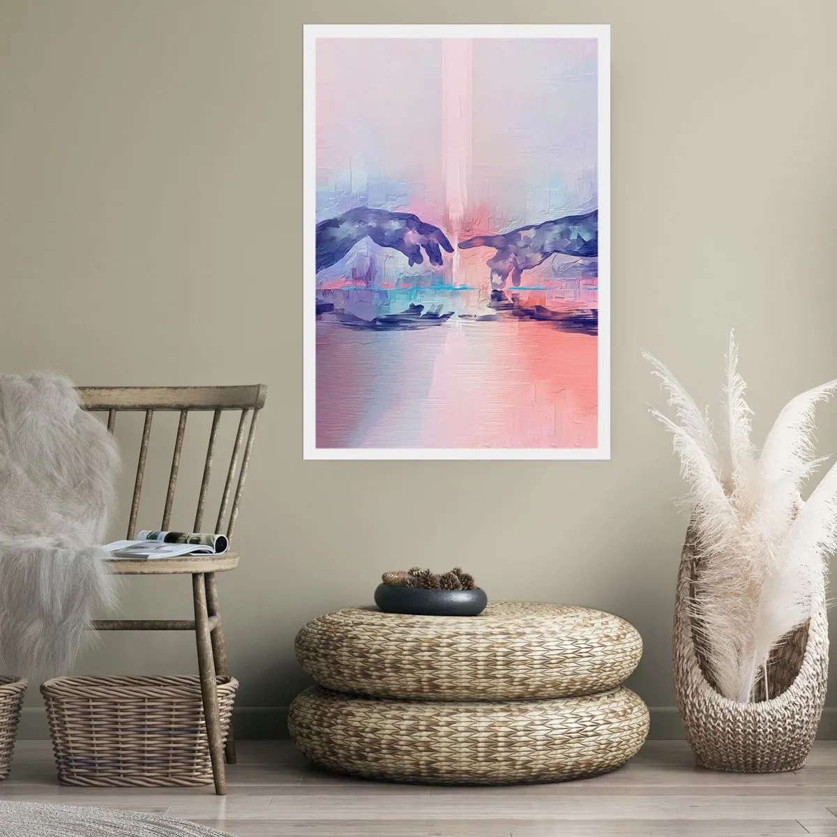 Plakat - Den guddommelige gnist af liv - 50x70 cm