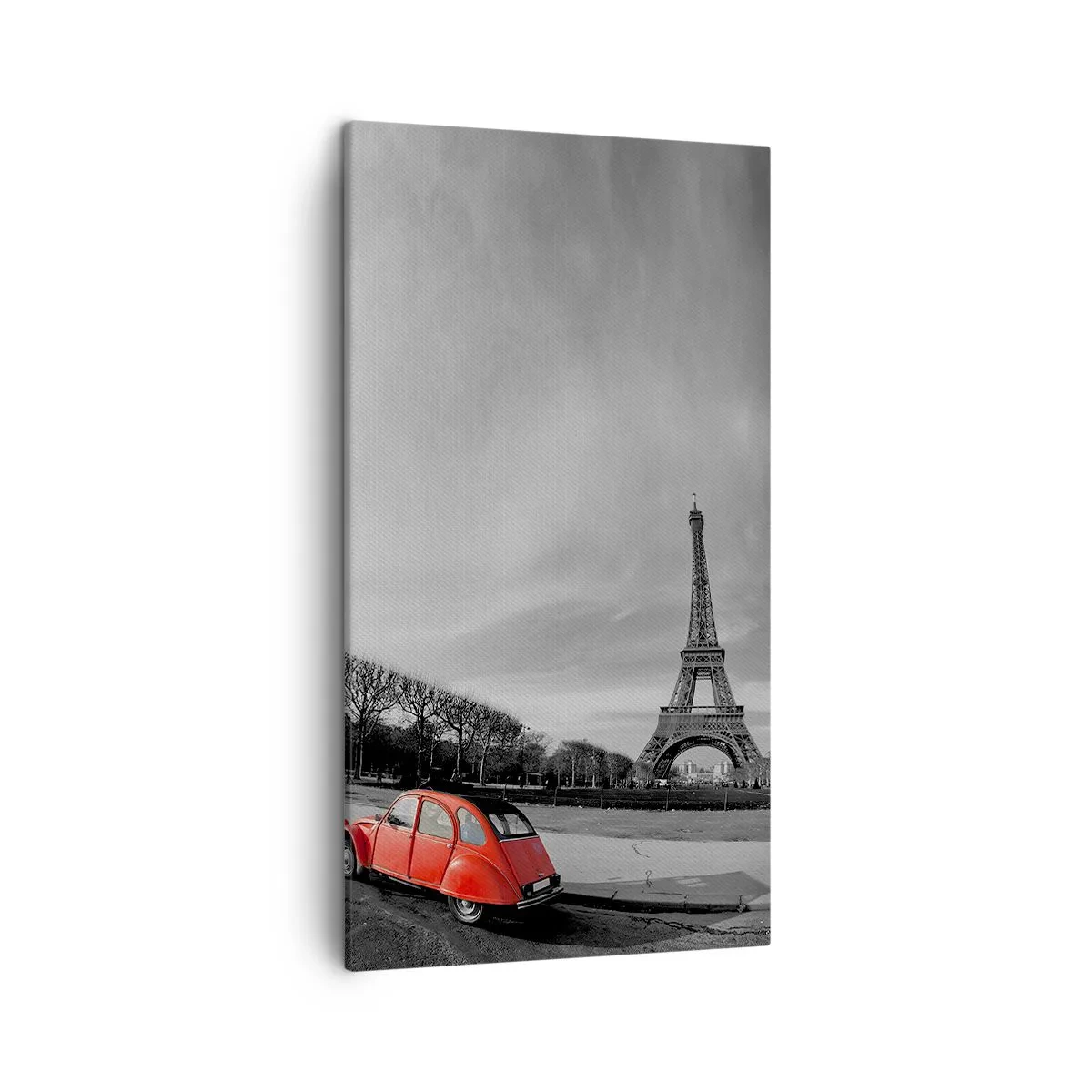 Lærredstryk - Billede på lærred - Mere parisisk end Paris selv - 45x80 cm