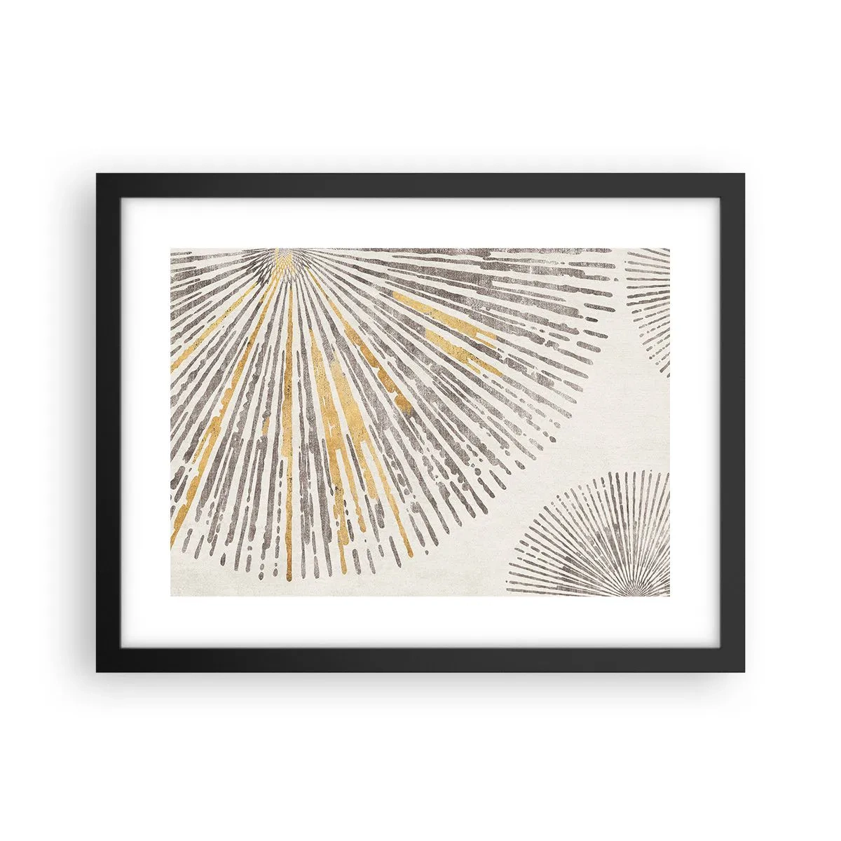 Plakat i sort ramme - Skønheden i en rokke - 40x30 cm