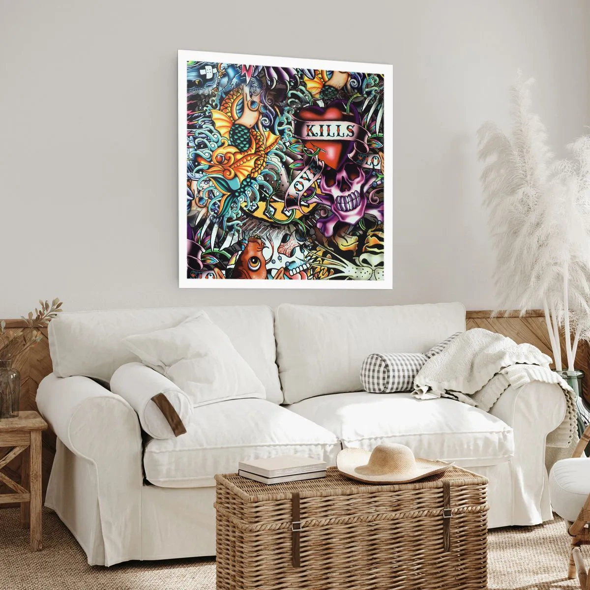 Plakat - En tatovørers drøm - 50x50 cm