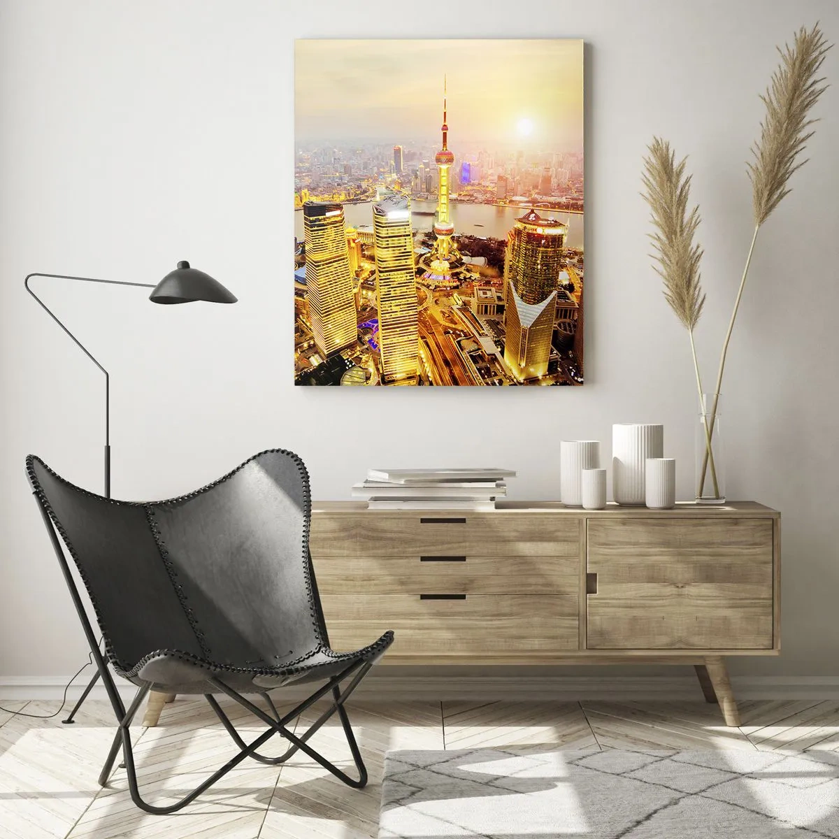 Billede på glas - Den asiatiske drøm - 80x120 cm