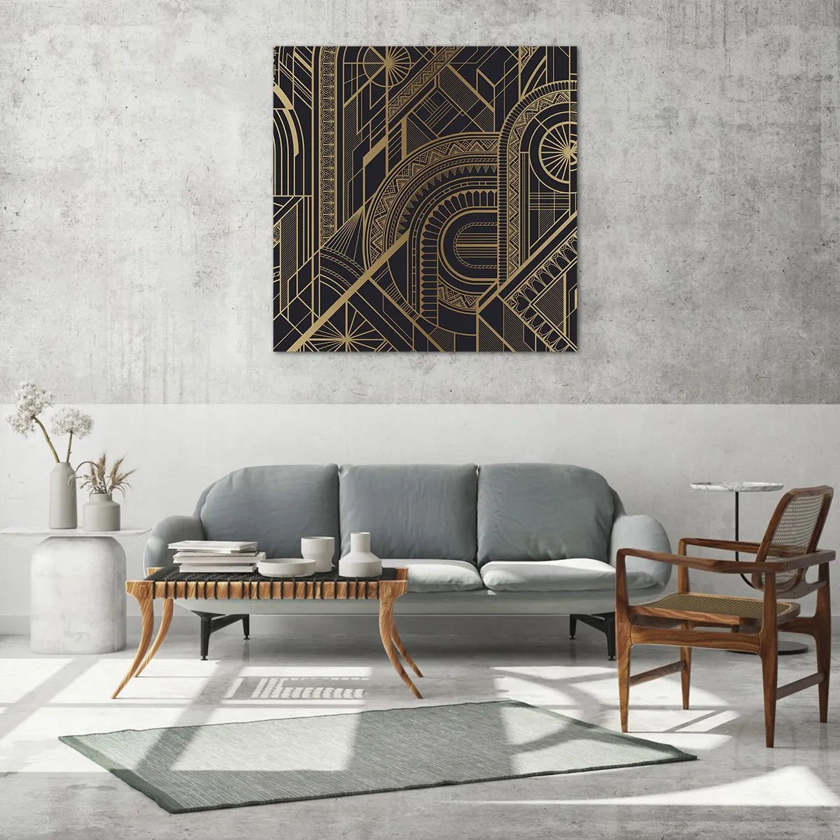 Billede på glas - Koncepter, idéer, planer - 60x60 cm