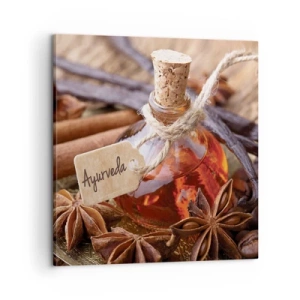 Lærredstryk - Billede på lærred - På vej mod enhed af krop og ånd - 60x60 cm