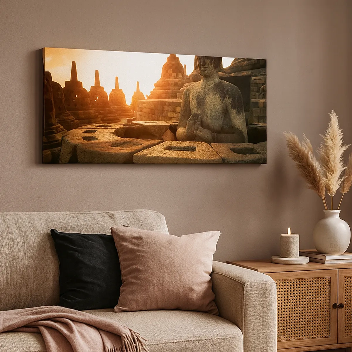 Lærredstryk - Billede på lærred - Vejr med stor visdom - 30x30 cm