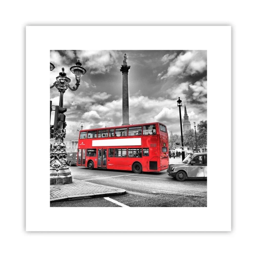 Plakat - Byens sande livsnerve - 30x30 cm