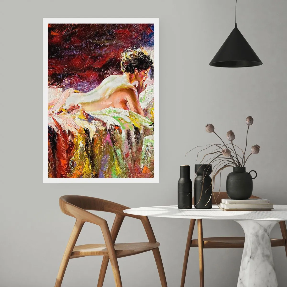 Plakat - Eftertænksom Venus - 40x50 cm