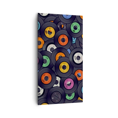 Lærredstryk - Billede på lærred - Farver fra klassikerne - 55x100 cm