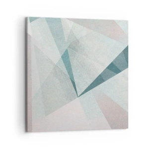 Lærredstryk - Billede på lærred - Rolig og alligevel dynamisk - 50x50 cm