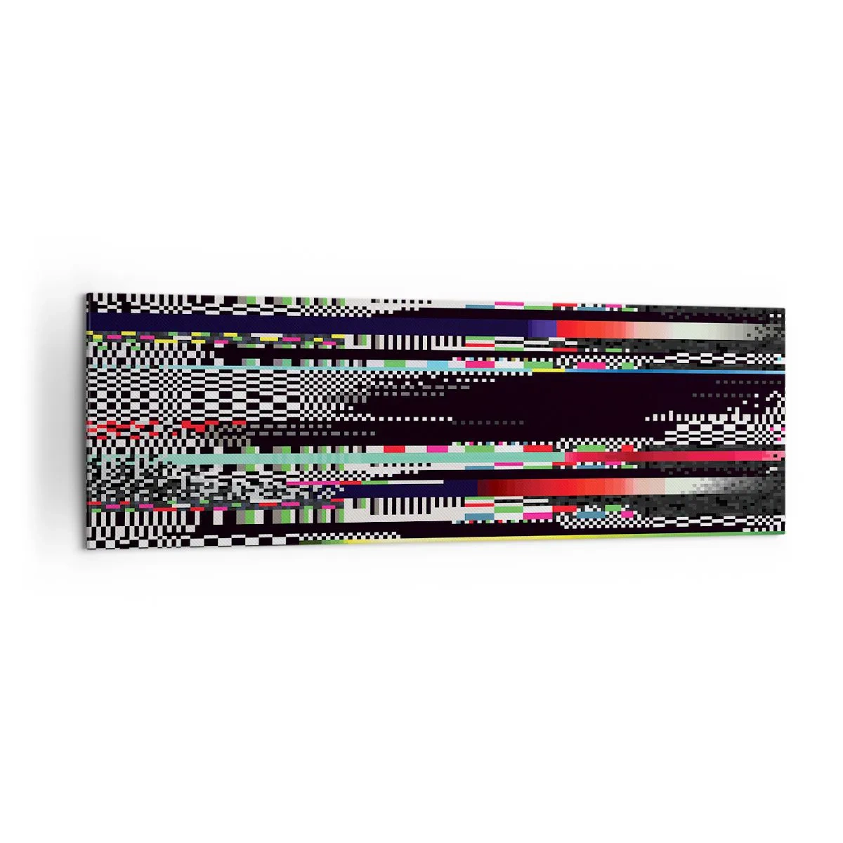 Lærredstryk - Billede på lærred - Det kontrollerede billede af virkeligheden - 160x50 cm