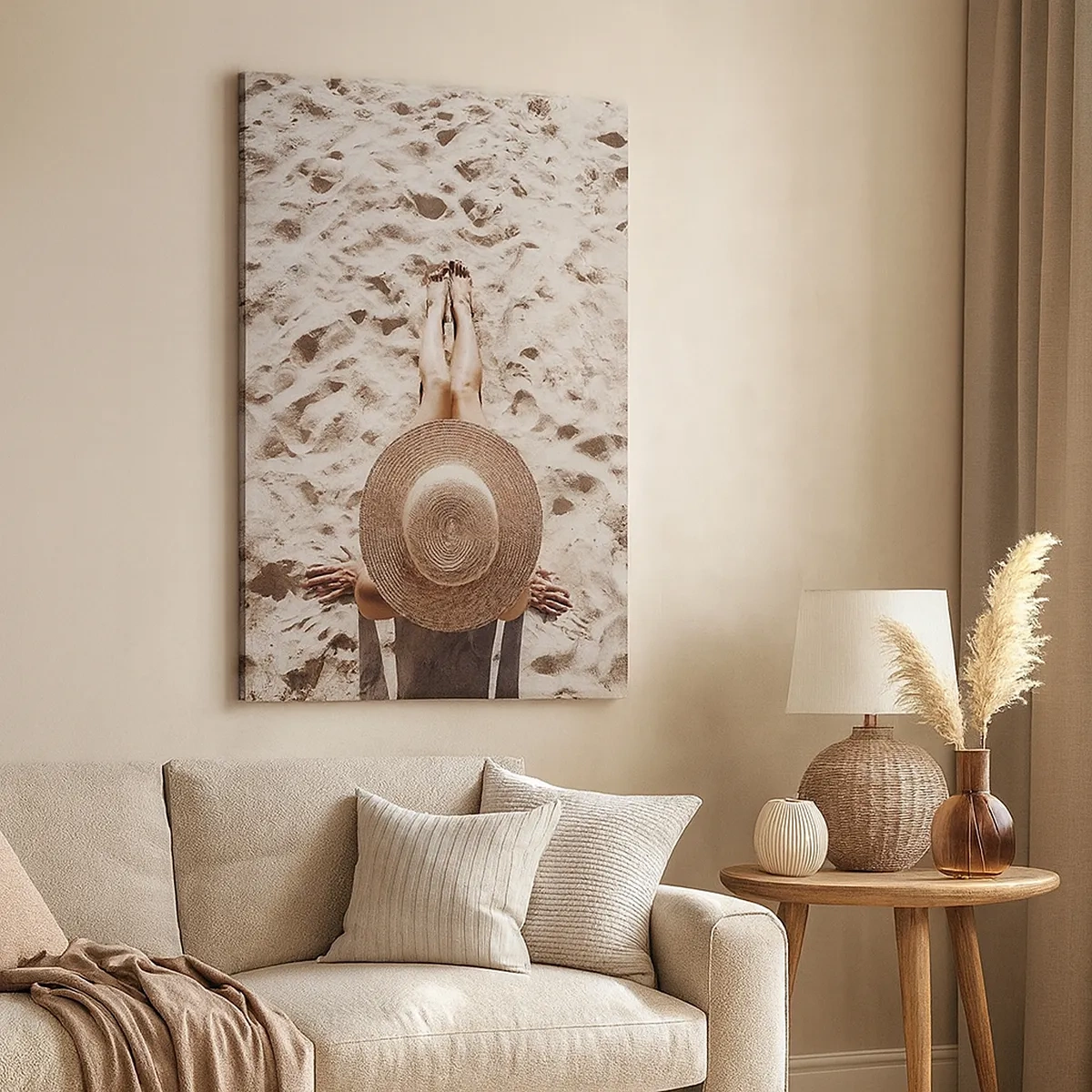 Lærredstryk - Billede på lærred - En drømmes tid - 50x70 cm