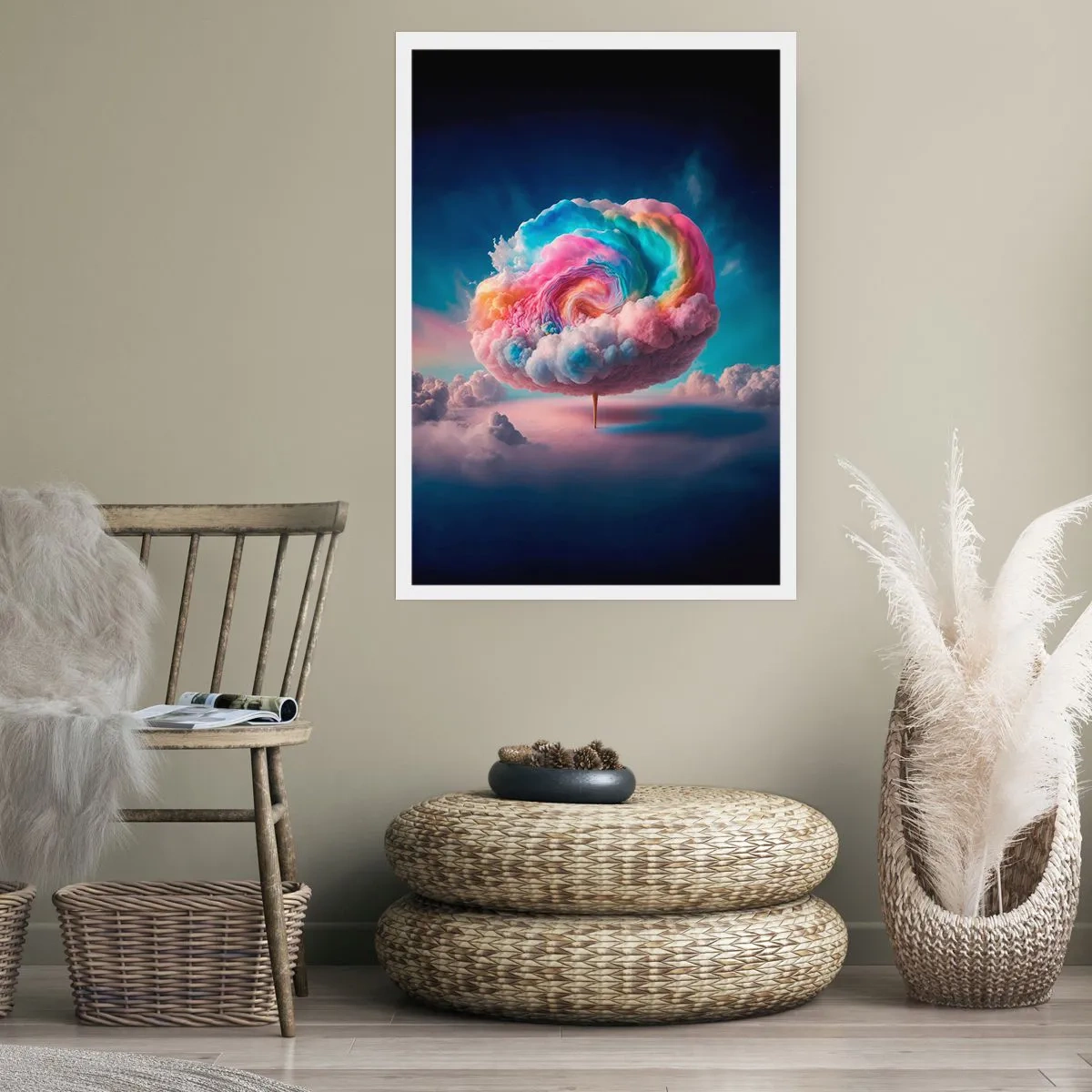 Plakat - En drøm om en forlystelsespark - 30x40 cm