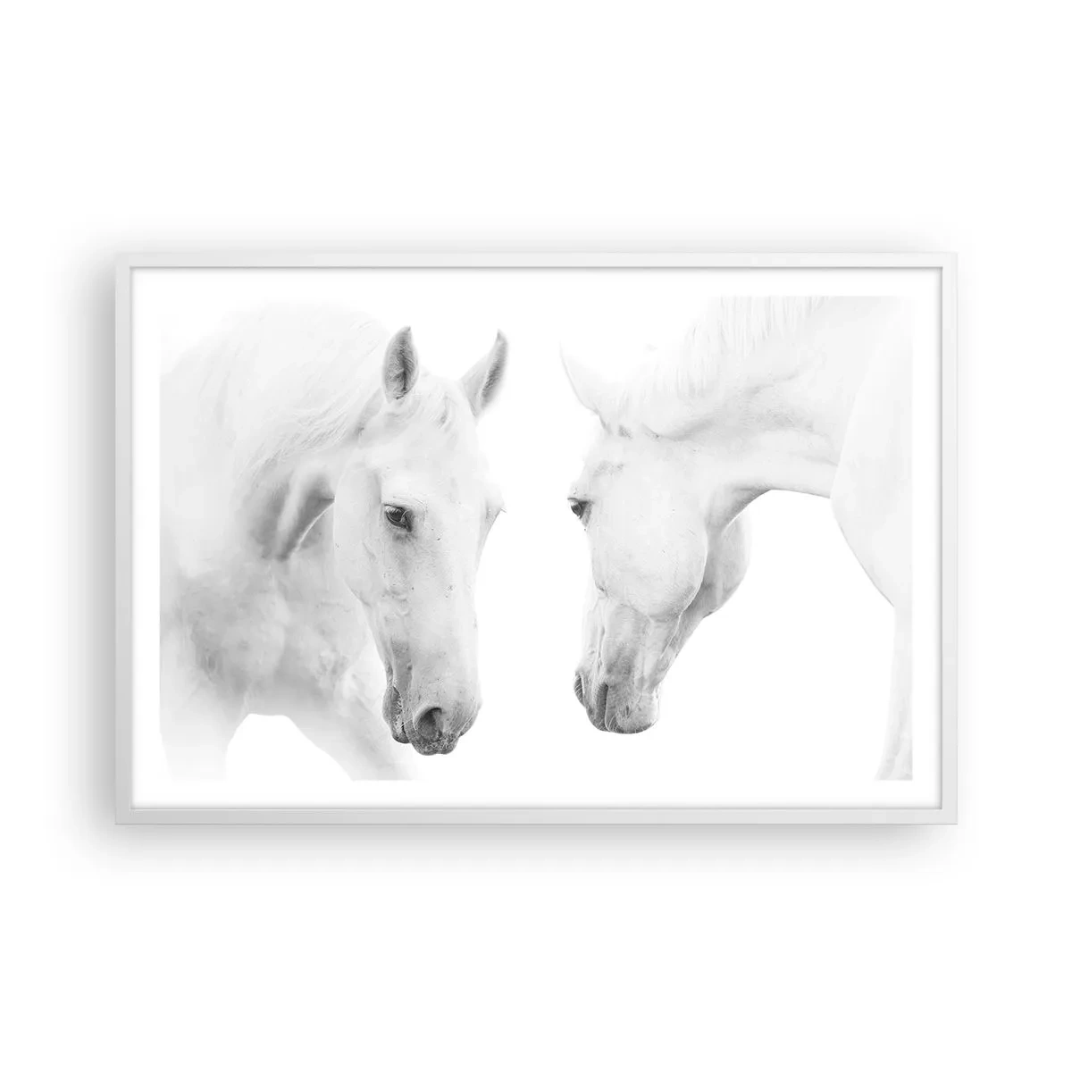 Plakat i hvid ramme - Er dette venskab...? - 91x61 cm