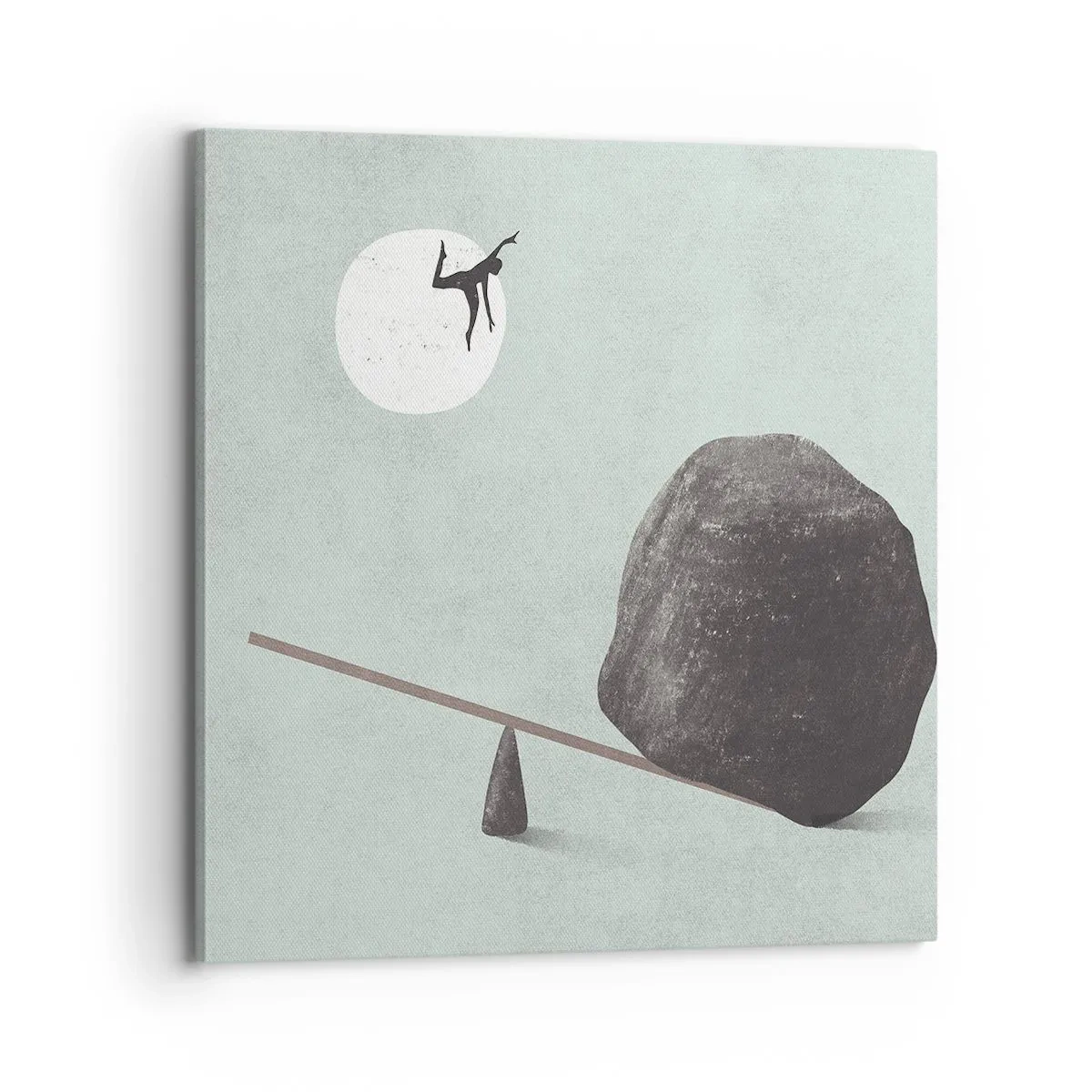 Lærredstryk - Billede på lærred - En drøm går i opfyldelse - 70x70 cm