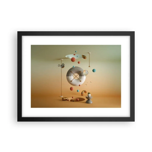 Plakat i sort ramme - Alt kan ske - 40x30 cm