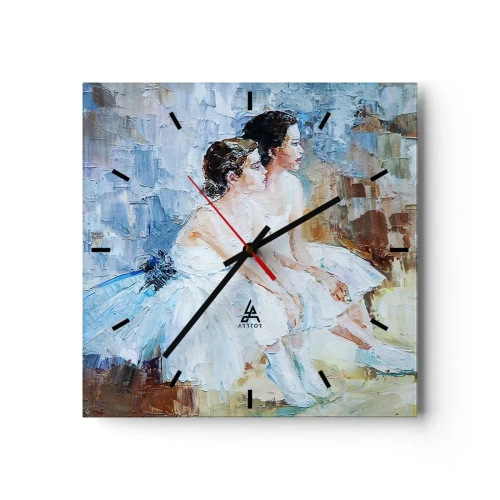 Vægur, Uret - Hvile for unge svaner - 30x30 cm