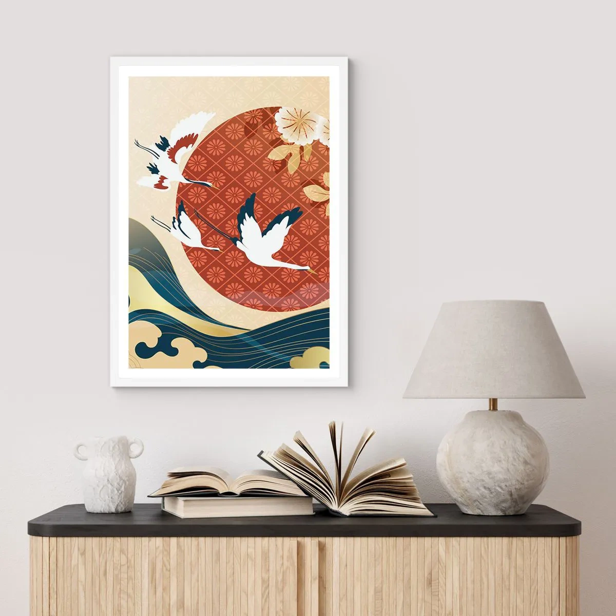 Plakat i hvid ramme - Kompatibel manglende overensstemmelse - 61x91 cm
