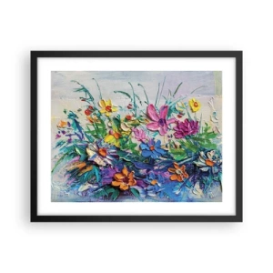 Plakat i sort ramme - Overhovedet ikke et stilleben - 50x40 cm