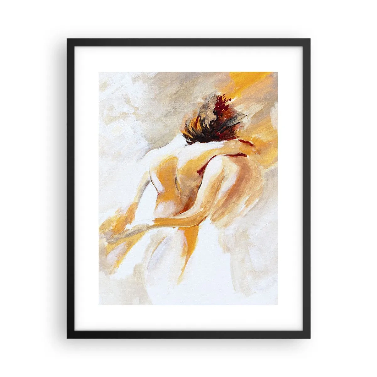 Plakat i sort ramme - I himlen af nærhed - 40x50 cm