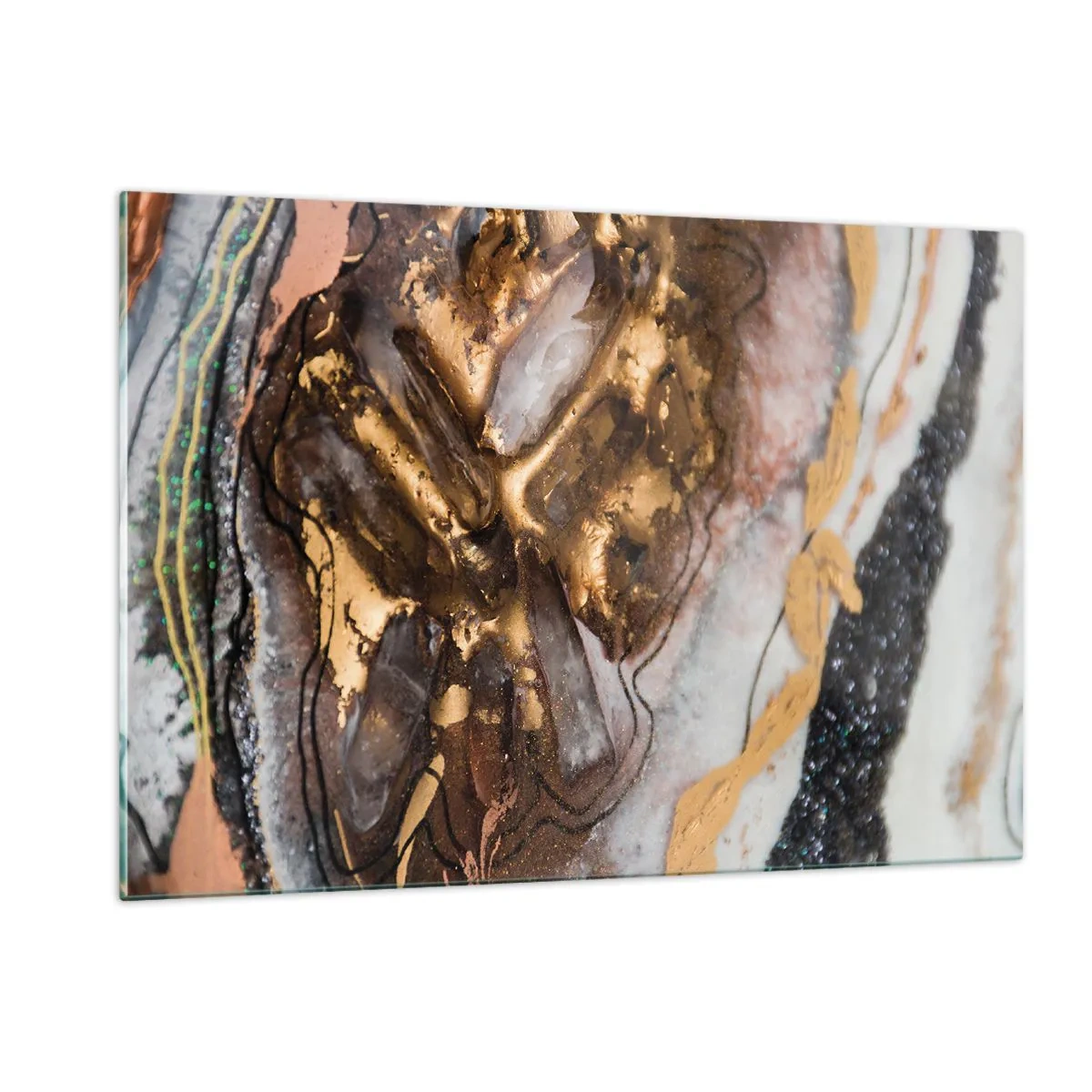 Billede på glas - Jord element - 120x80 cm