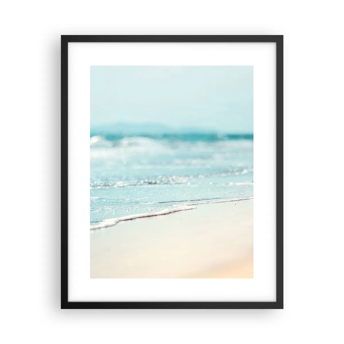 Plakat i sort ramme - Varme og støj - 40x50 cm