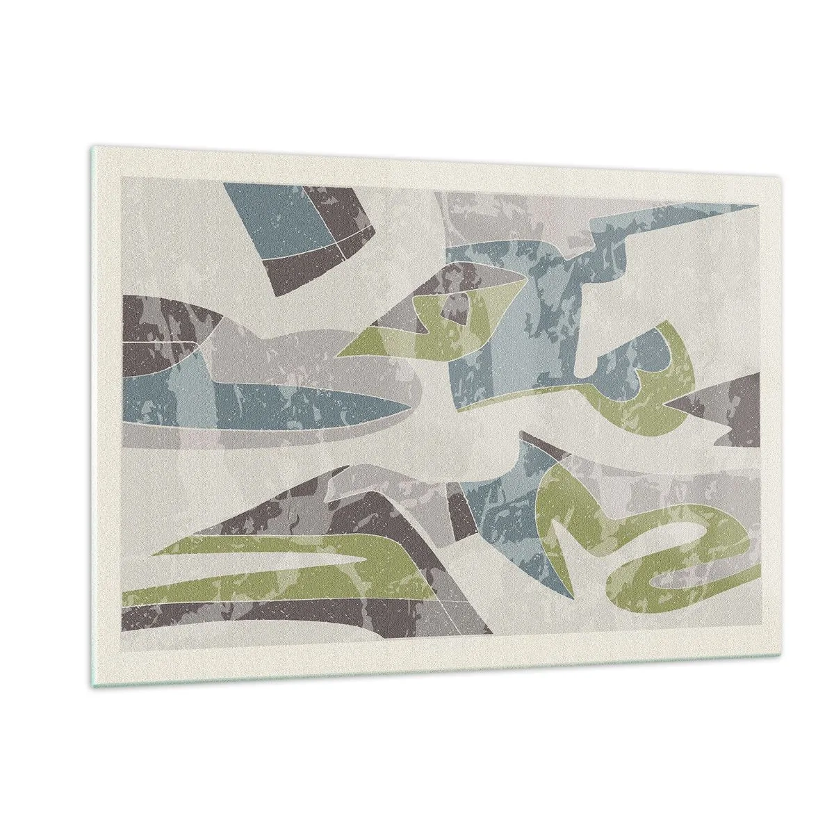 Billede på glas - Komposition bag glas - 120x80 cm