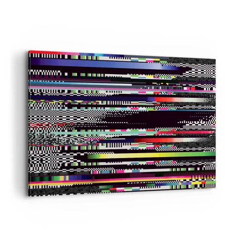 Lærredstryk - Billede på lærred - Det kontrollerede billede af virkeligheden - 120x80 cm