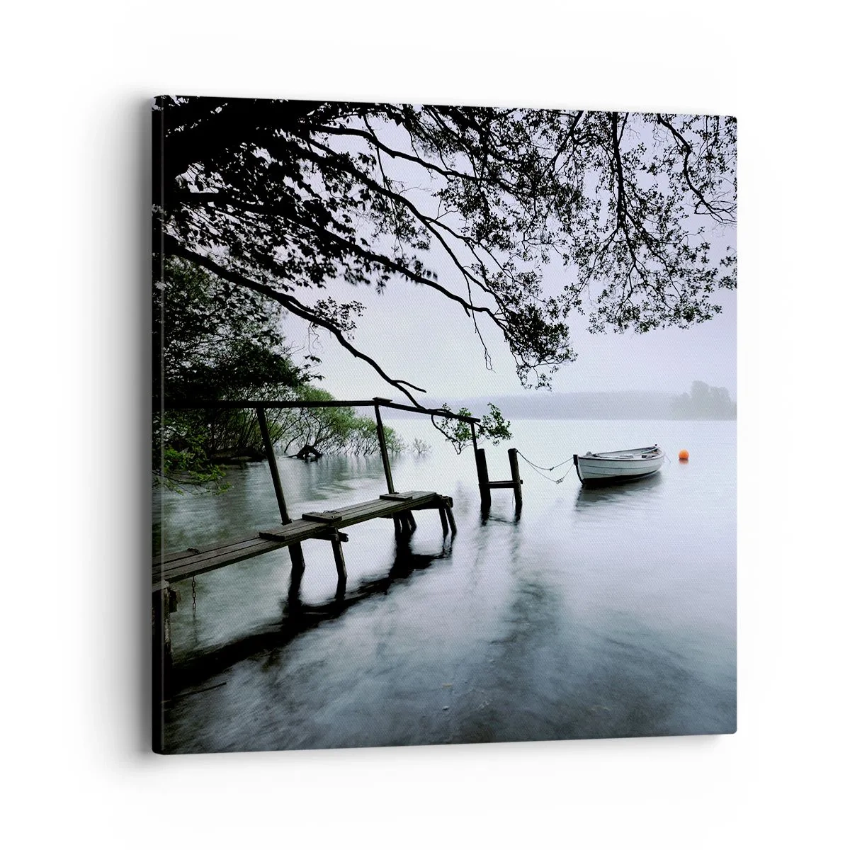 Lærredstryk - Billede på lærred - Du hviler allerede - 40x40 cm