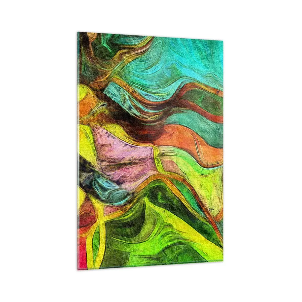 Billede på glas - Bevægelse er liv - 80x120 cm