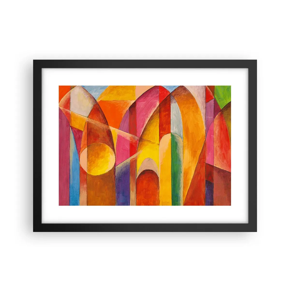 Plakat i sort ramme - Solens katedral - 40x30 cm