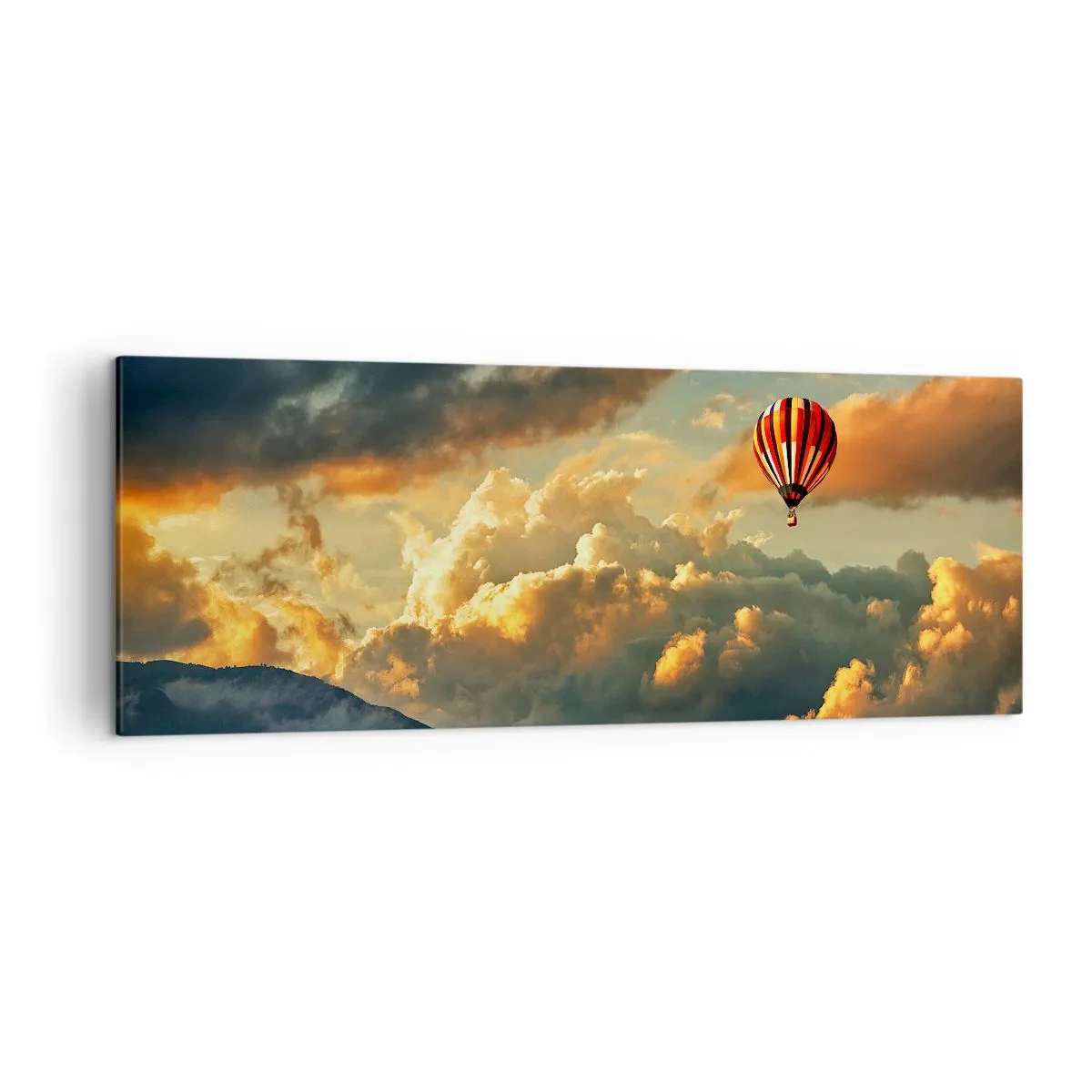 Lærredstryk - Billede på lærred - Jeg går, fordi jeg vil - 140x50 cm
