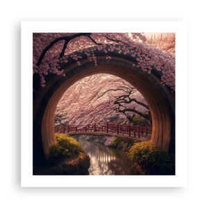 Plakat - Japansk forår - 50x50 cm