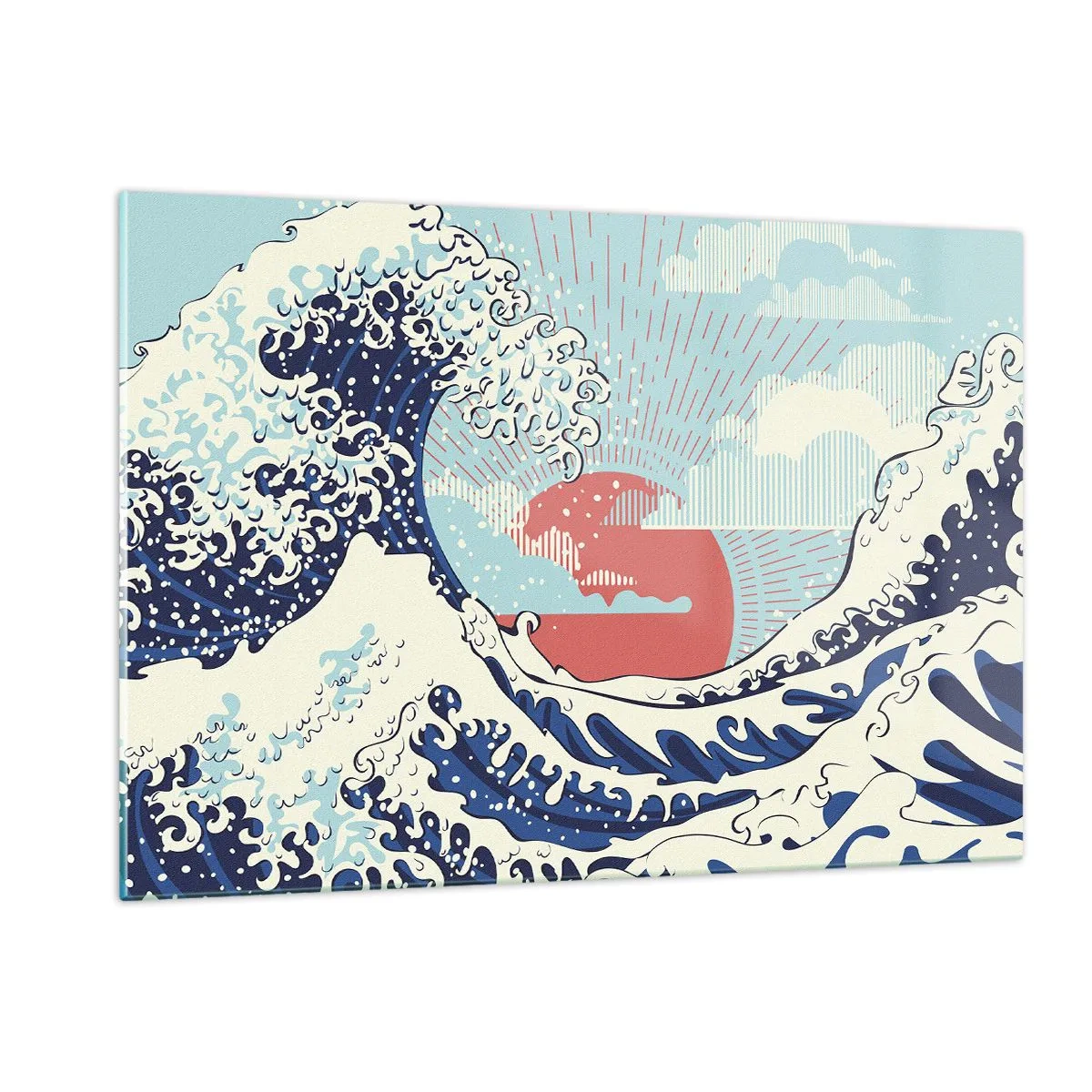 Billede på glas - Fra japanske inspirationer - 120x80 cm