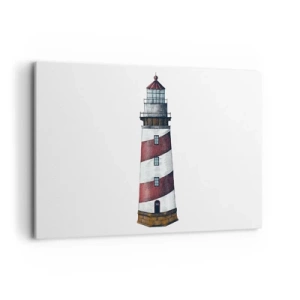 Lærredstryk - Billede på lærred - Altid på vagt - 100x70 cm