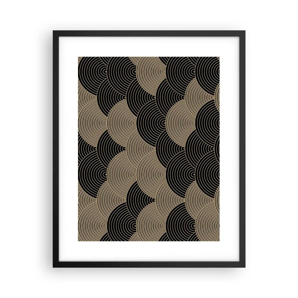 Plakat i sort ramme - Enhed i mangfoldighed - 40x50 cm