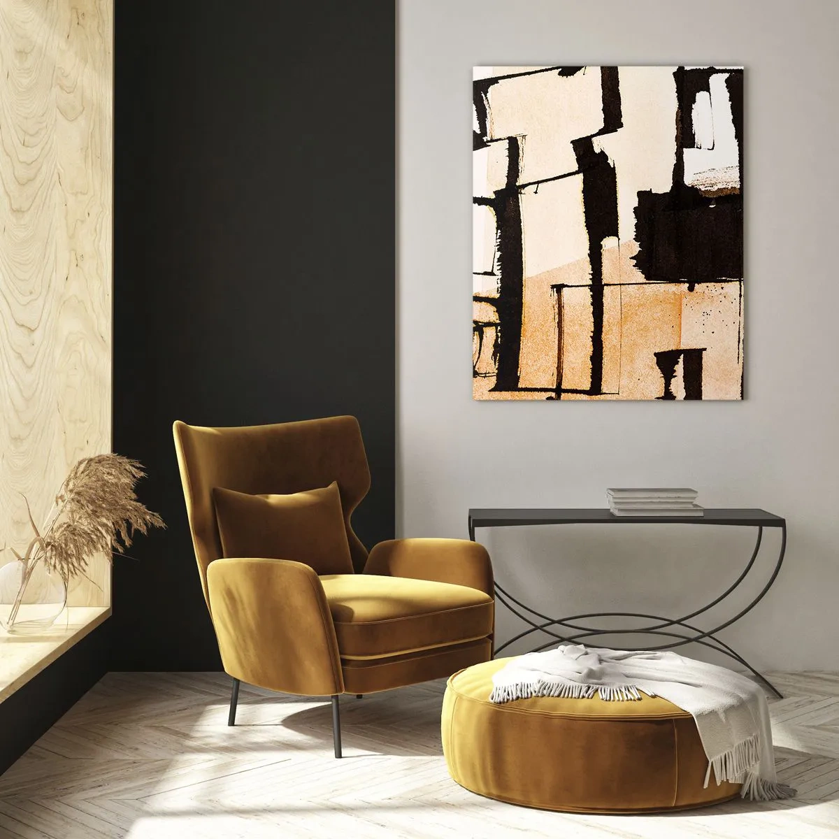 Billede på glas - Og alligevel orden - 50x70 cm