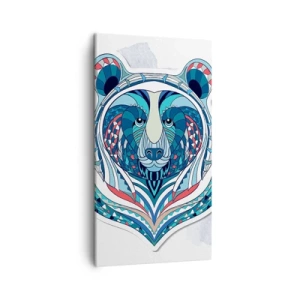 Lærredstryk - Billede på lærred - Eviva Grønland! - 45x80 cm