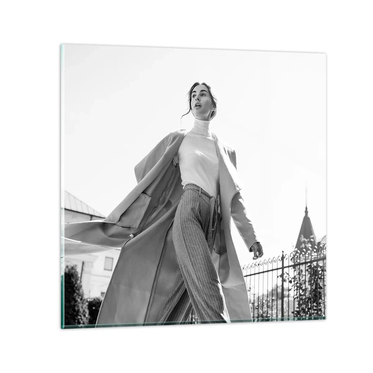 Billede på glas - Kommer du med mig? - 40x40 cm