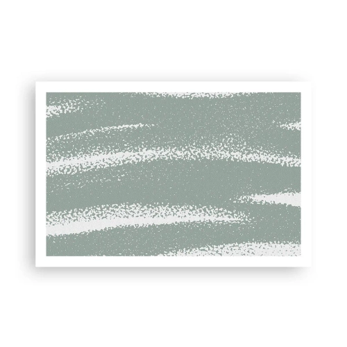 Plakat - Abstraktion i vinterstemning - 91x61 cm
